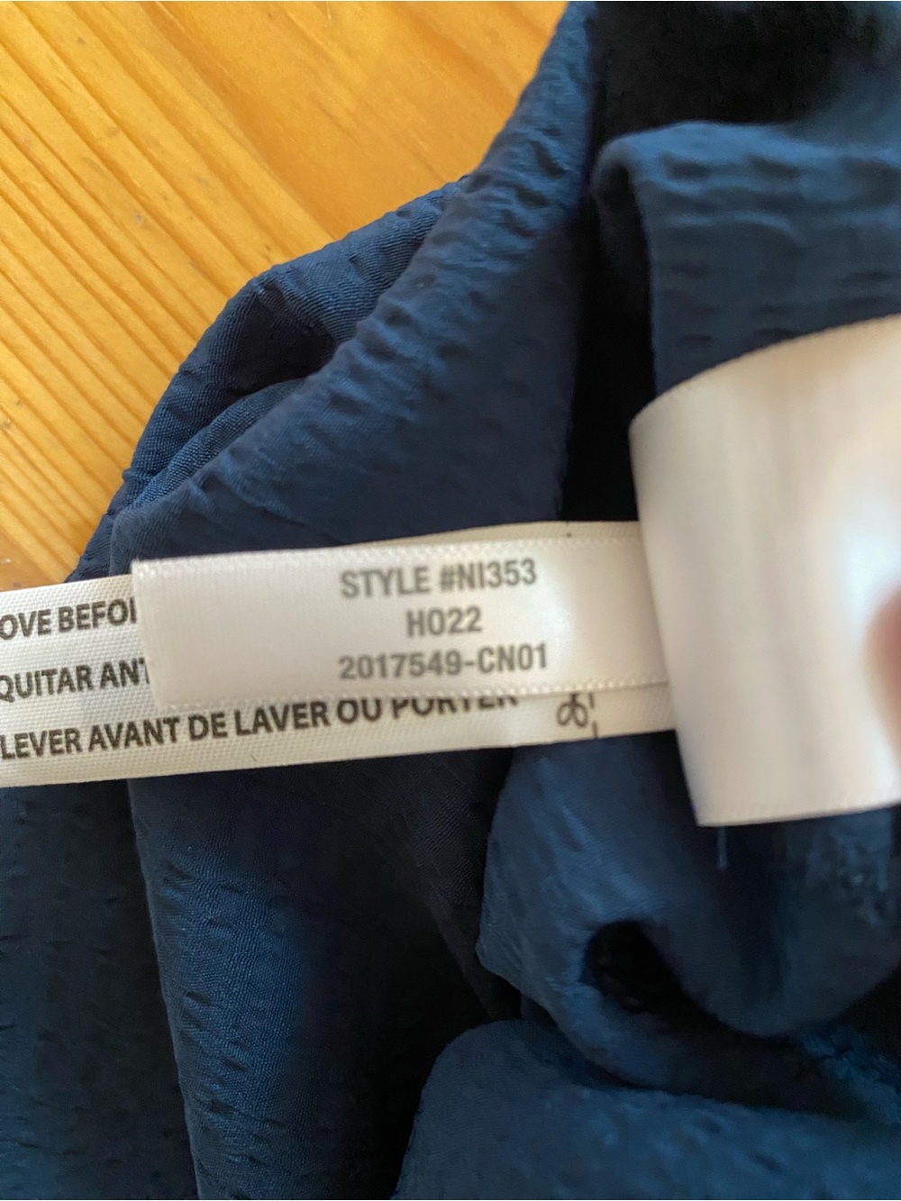 NWOT Madewell Seersucker V-Neck Peplum Renaissance Craftsman Blue Size Small - Picture 13 of 13